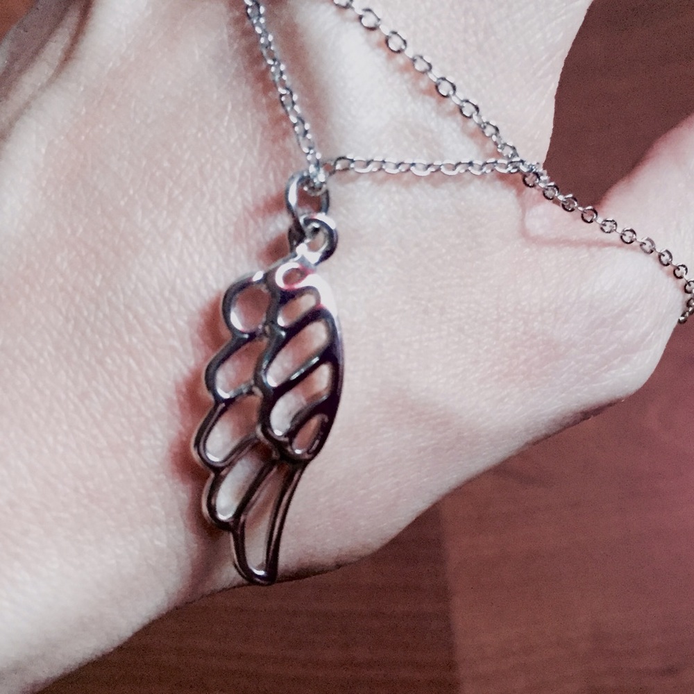 Angel Wing Pendant Necklace